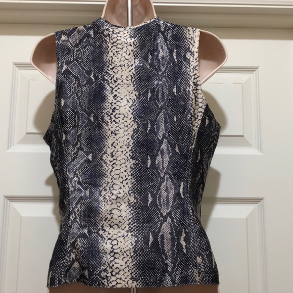 Vertigo Paris Sparkly Snake Print Top Size M - Picture 3 of 4